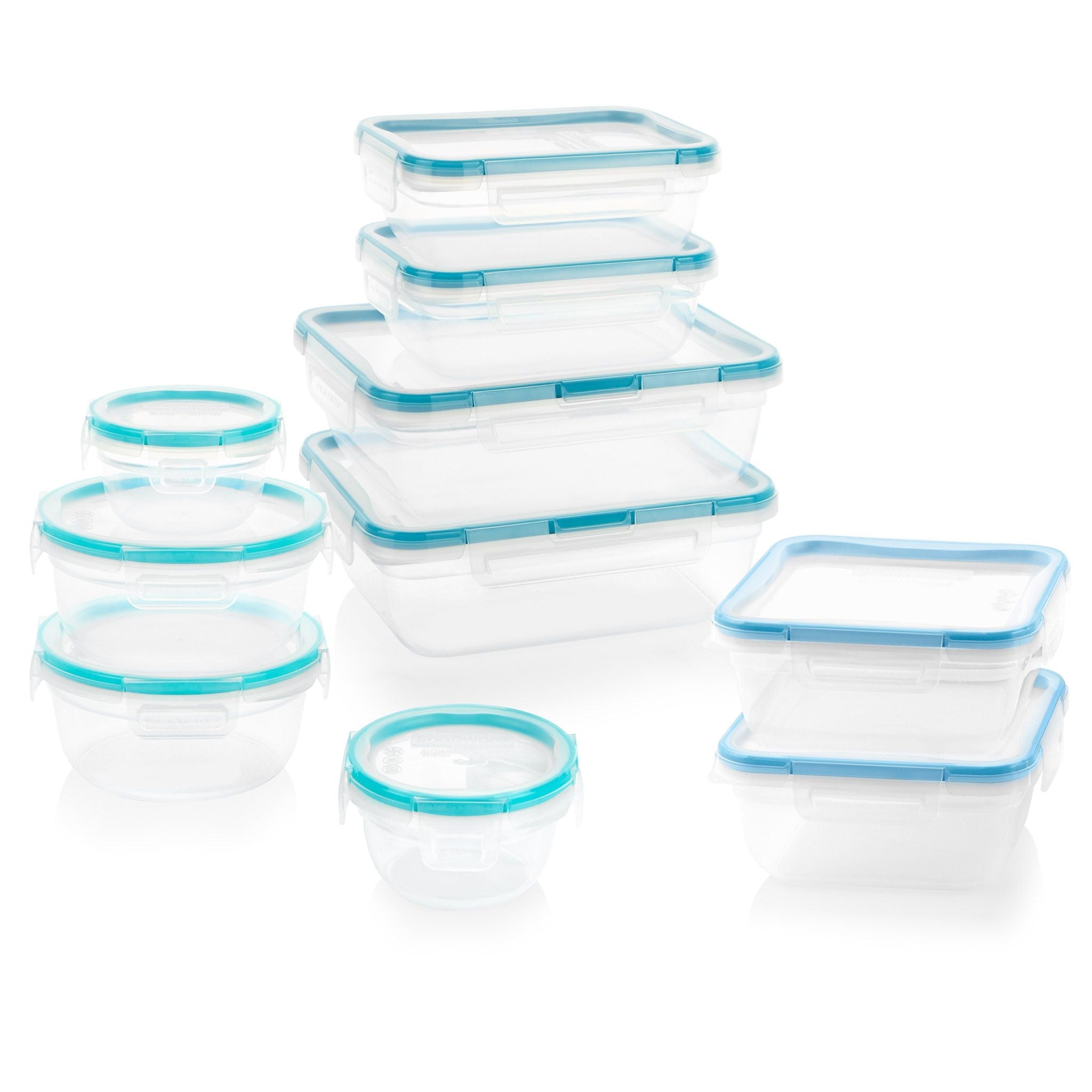 Snapware? Total Solution? 20-piece Plastic Food Storage Container Set