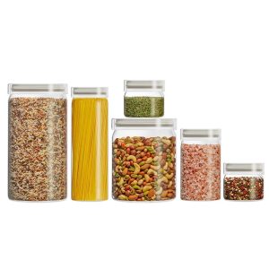 Pyrex? 6-Piece Lightweight Glass Canister Set