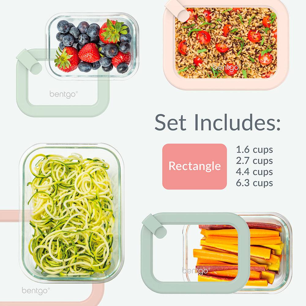 Bentgo Signature Glass Food Storage Set (8-Piece) - Image 6