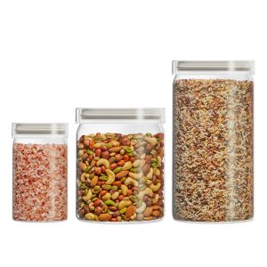 Pyrex? 3-Piece Lightweight Glass Canister Set
