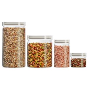 Pyrex? 4-Piece Lightweight Glass Canister Set