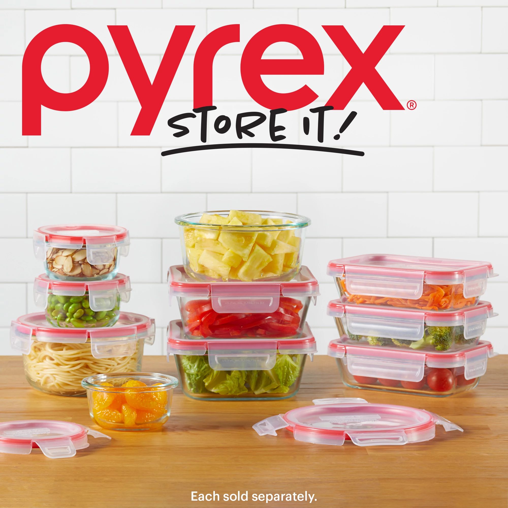 Pyrex? FreshLock? 14-piece Glass Storage Set - Image 5