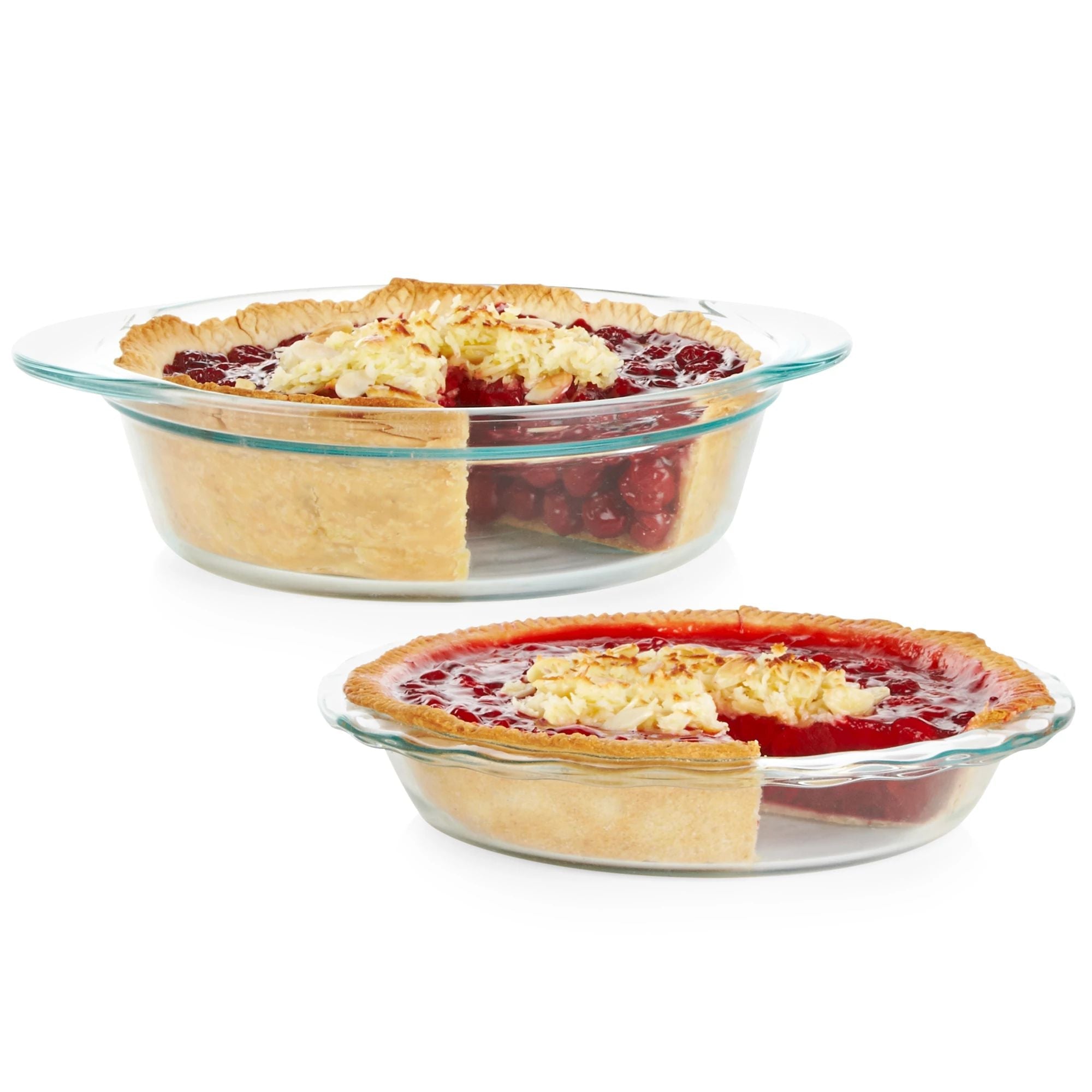 Pyrex? 2-piece Deep & Easy Grab? Glass Pie Plate Set - Image 2
