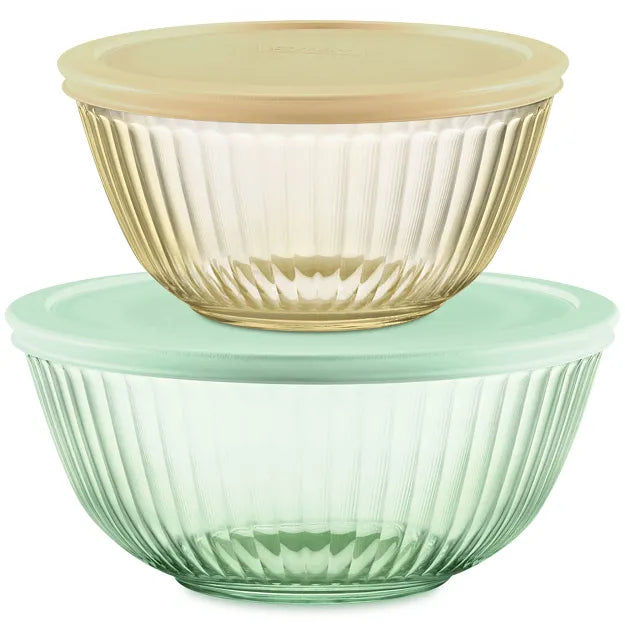 Pyrex? Colors Sculpted Tinted 4-piece Mixing Bowl Value Pack