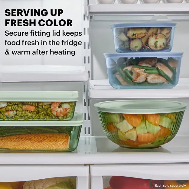 Pyrex? Colors Sculpted Tinted 4-piece Mixing Bowl Value Pack - Image 4
