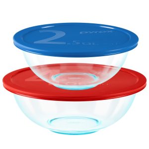 Pyrex? Smart Essentials? 4-piece Glass Mixing Bowl Set