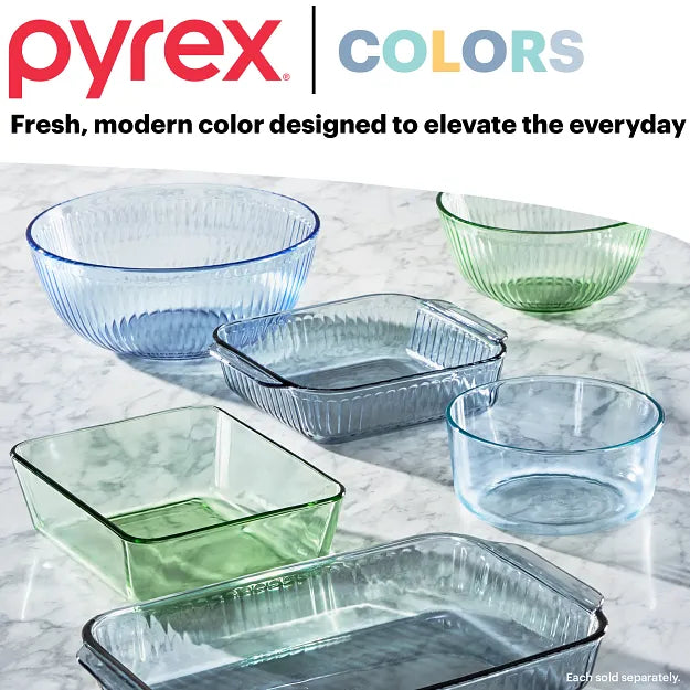 Pyrex? Colors Sculpted Tinted 3-piece Mixing Bowl Set - Image 5