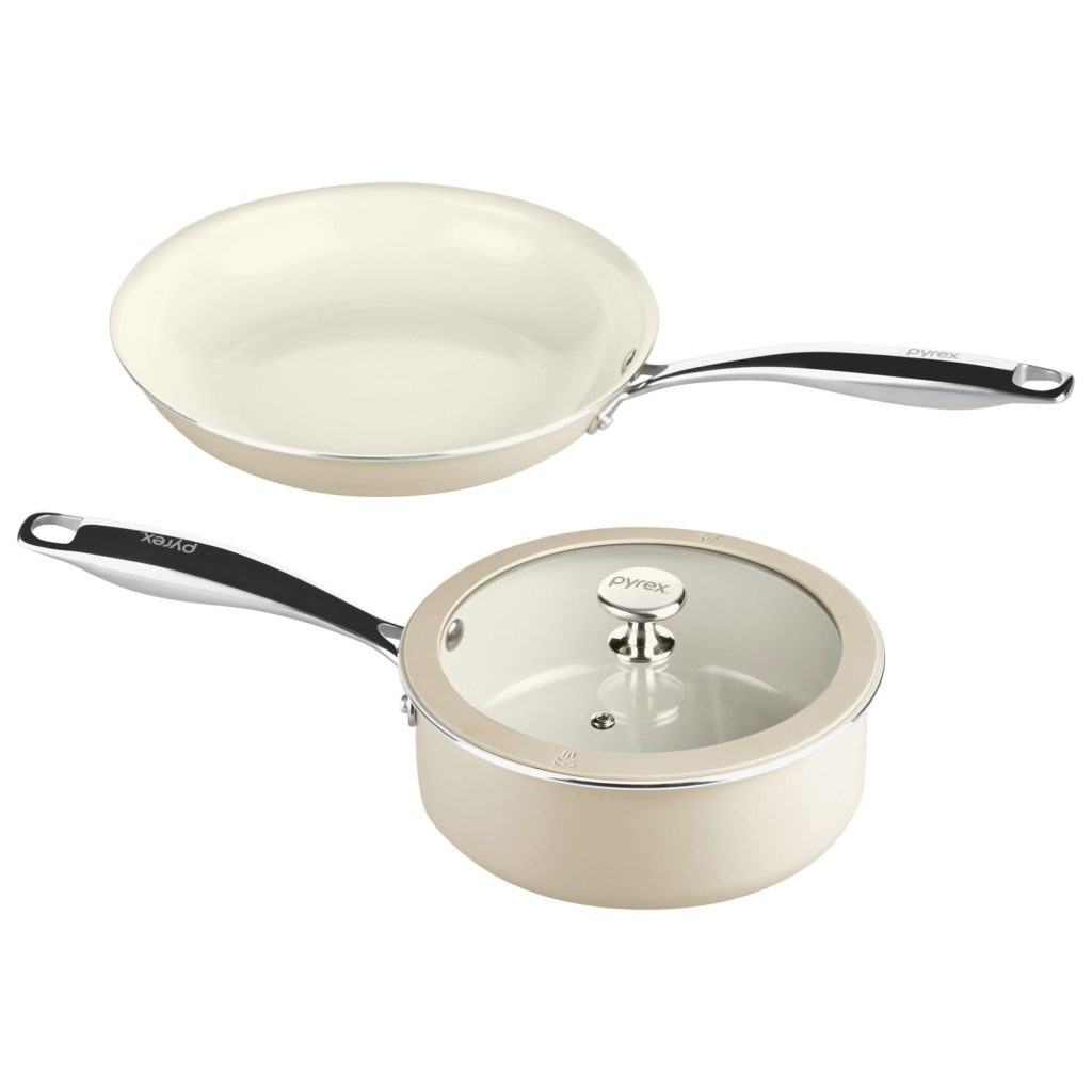 Pyrex? Ceramic Cookware 3-pc Set