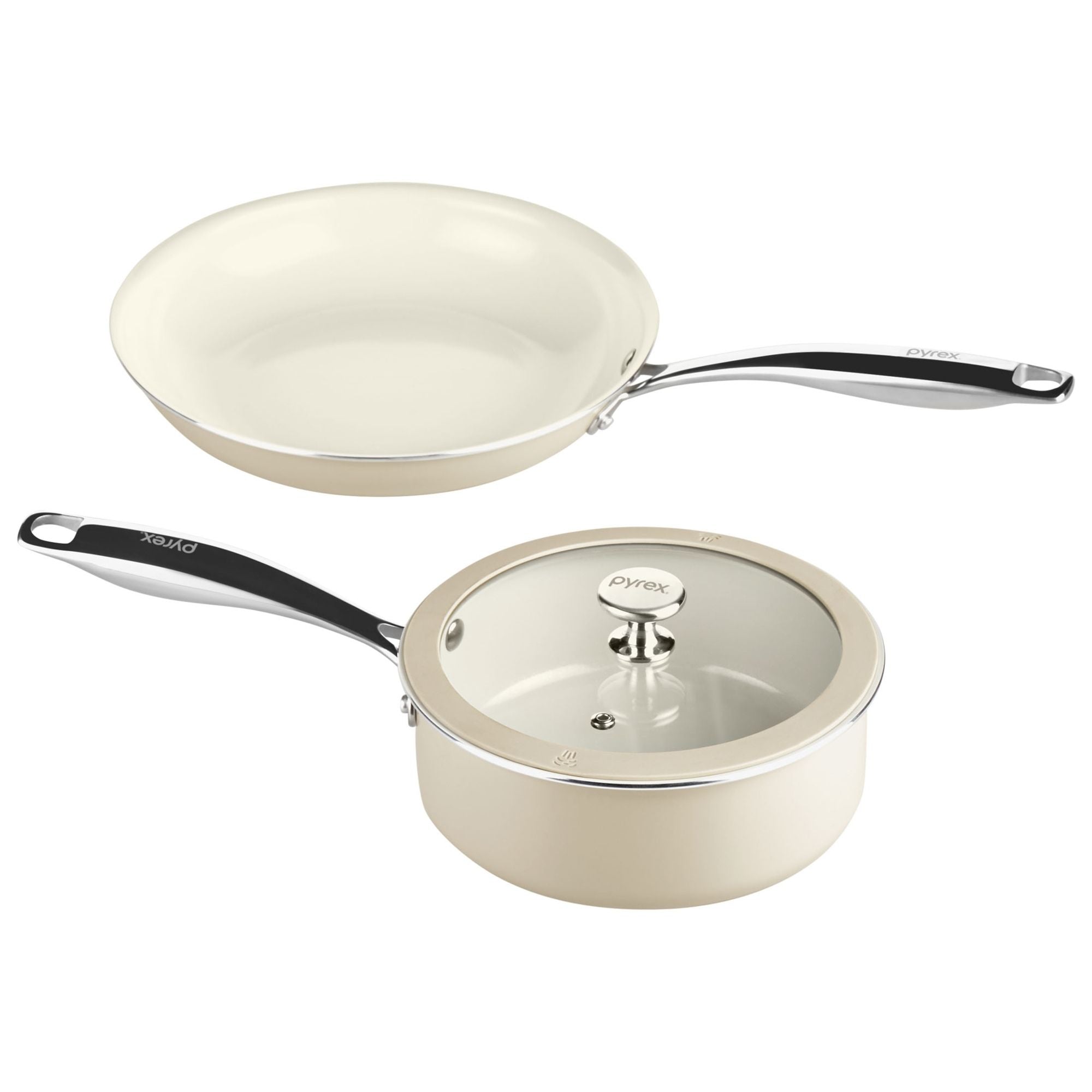 Pyrex? Ceramic Cookware 3-pc Set