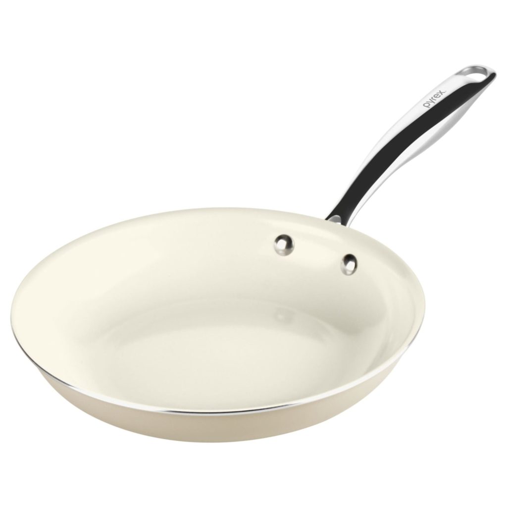 Pyrex? Ceramic Cookware 10-in Fry Pan
