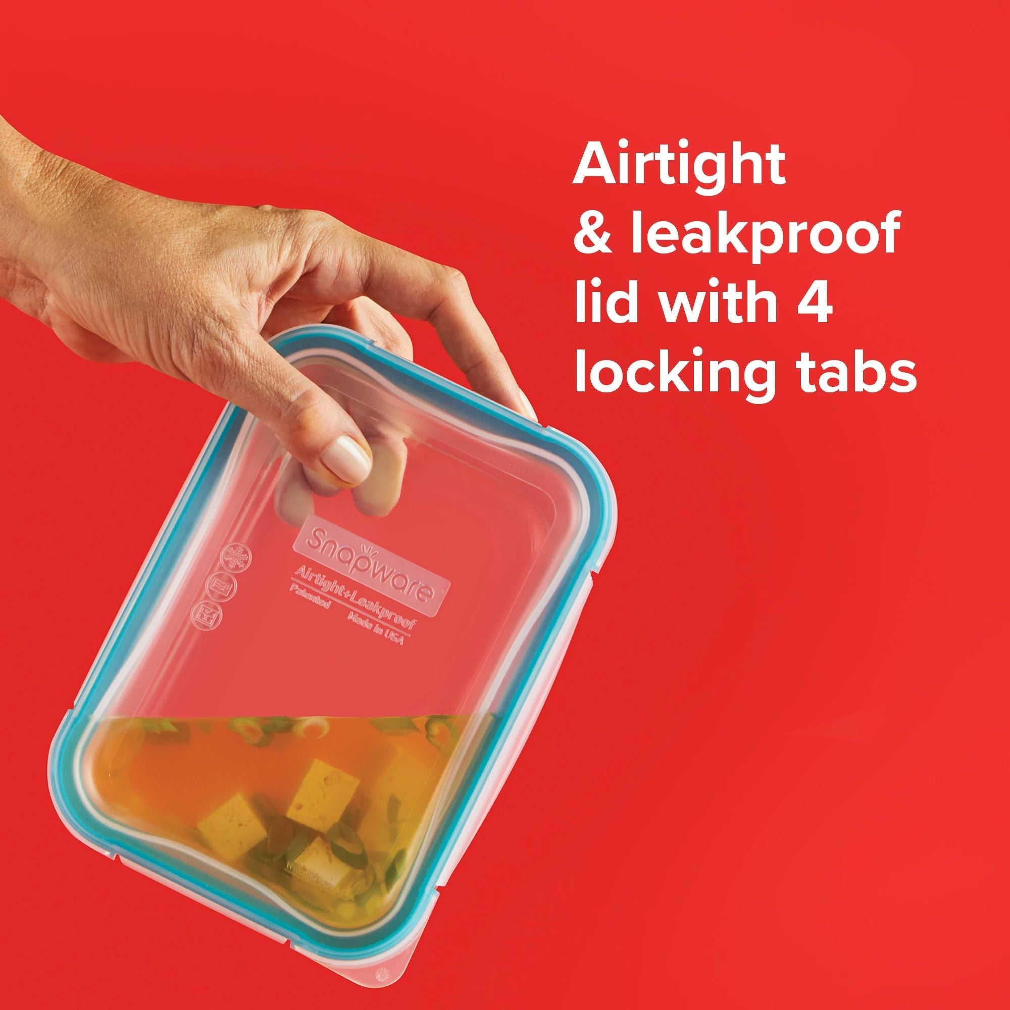 Snapware? Total Solution? Pyrex? 4-piece Glass Storage Set with Plastic Lids - Image 6