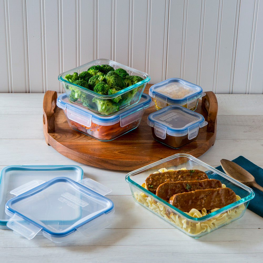 Snapware? Total Solution? Pyrex? Glass 10-piece Food Storage Container - Image 2