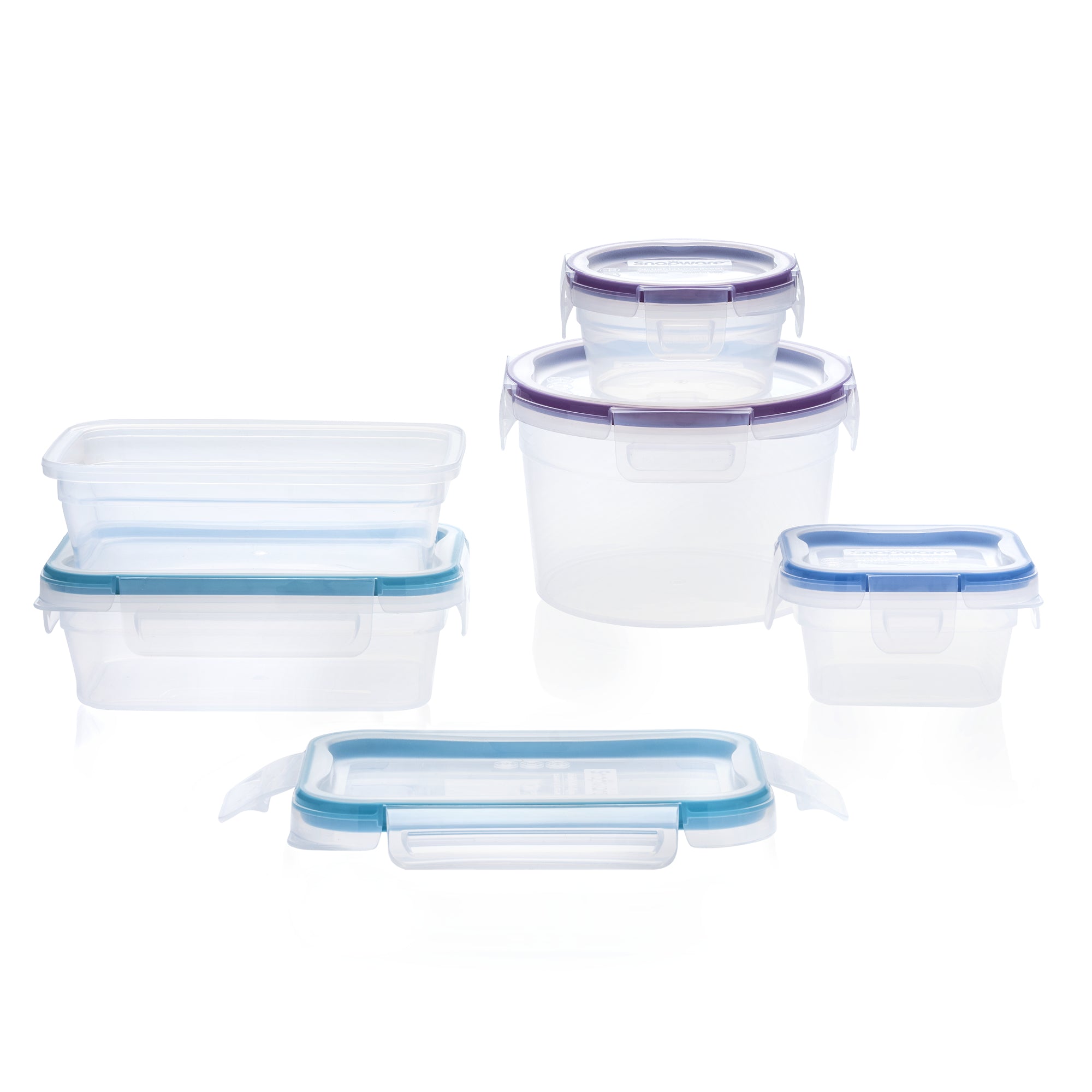 Snapware® Total Solution® 10-piece Plastic Food Storage Container Set