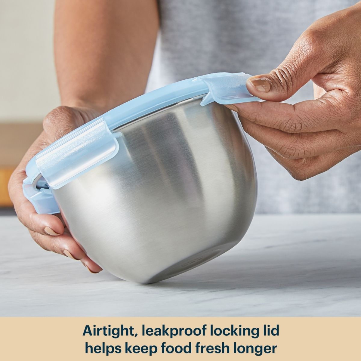 Pyrex? 8-piece Stainless Steel Mixing Bowl Set - Image 3