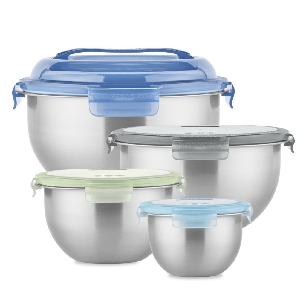 Pyrex? 8-piece Stainless Steel Mixing Bowl Set